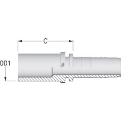 Įdėklas DN10 (3/8") - ø12 mm stovam PT1012