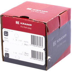 Išorinis fiksavimo žiedas 62x2mm DIN471, plienas Kramp 47162