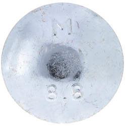 Varžtas su užsegimu DIN603 M8x25, cinkuotas plienas, 8.8 Kramp 60382588