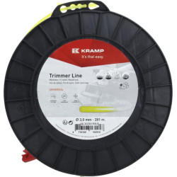 Žoliapjovės valo skersmuo 3 mm, 281 m, apvalus, geltonas, Kramp NL30281RKR