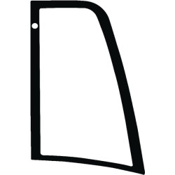 Viršutinis durų stiklas D30046