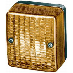 Posūkio lemputė 21W, kvadratinė, 12V, gintaro spalvos, prisukama, Hella 2BA996012061