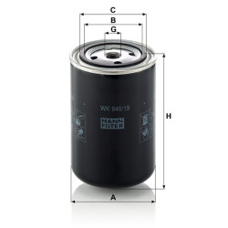 Kuro keitimo filtras WK94019