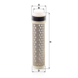 Oro filtras Mann Filter CF5001