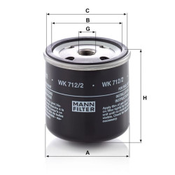 Kuro keitimo filtras WK7122