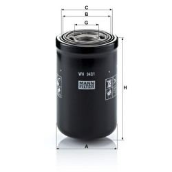 Alyvos keitimo filtras WH9451