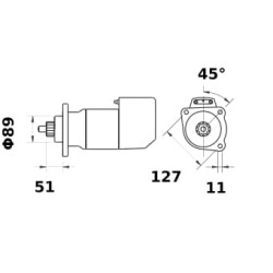 Starter 12V 3,6kW MS716