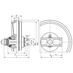 Priekinis ratas UP3742066