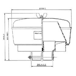 Išankstinio valymo įrenginys Donaldson PBH000823