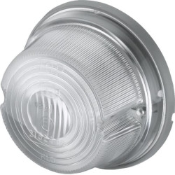 Gabaritinis žibintas 5W, apvalus, 12V, skaidrus, tvirtinamas varžtais, Hella 2PF001259631