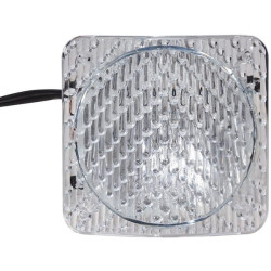 Halogeninis darbo žibintas, 55/70W, kvadratinis, 12V, baltas, 103x66x103mm, Hella 1GA996020001