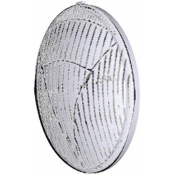 Šviesos lęšis, skaidrus, apvalus, 105 mm skersmens, kairysis/dešinysis, Hella 9ES012060011