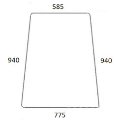 Durų stiklas 85801626N