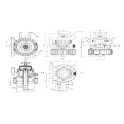 Kuro siurblys, tinka Caterpillar, Kramp 1296259KR