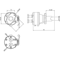 Kuro siurblys, tinka Deutz, Kramp 130506140KR