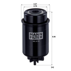 Kuro keitimo filtras WK8110