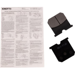 Stabdžių kaladėlių komplektas 0501298562