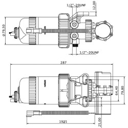 Kuro filtro pakėlimo siurblio mazgas, Kramp 2325877KR