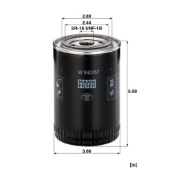 Alyvos filtras W94067