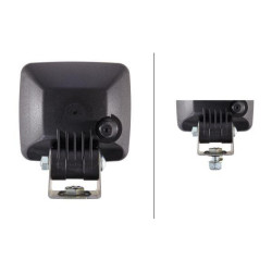 Halogeninis darbo žibintas, kvadratinis, 12/24V, baltas, 112x97x126,5 mm AMP kištukas, „Ultrabeam“ iš Hella 1GA007506081