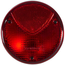 Stabdžių žibintas apvalus, 12/24V, raudonas, prisukamas, skersmuo 122,5 mm, Hella 2TA964169061