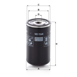 Hidraulinis filtras WD7246