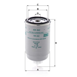 Kuro keitimo filtras WK842