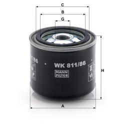 Kuro keitimo filtras WK81186