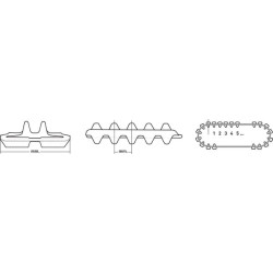 Rubber track RT1807241K