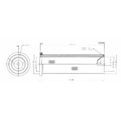 Vidinis oro filtras Donaldson P119375
