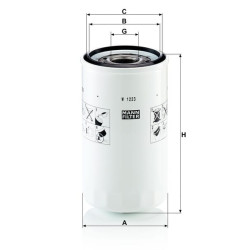 Alyvos filtras W1223