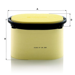Oro filtro elementas CP26295