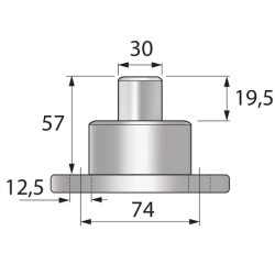 Case - IH MXU130 Maxxum X VPJ8259 Sukamasis kaištis