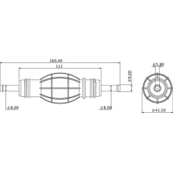 Kuro siurblys, tinka JCB, Kramp 24600646KR