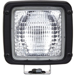 Halogeninis darbo žibintas, kvadratinis, 12/24V, baltas, 112x97x126,5 mm AMP kištukas, „Ultrabeam“ iš Hella 1GA007506002