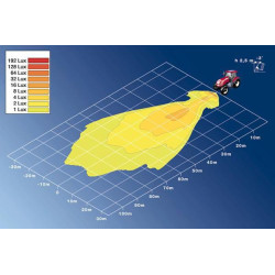 Halogeninis darbo žibintas, 55 W, 1150 lm, ovalus, 12 V, skaidrus, tvirtinamas varžtais, 160 x 78 x 128 mm AMP kištukas, Hella 1