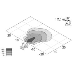 Darbo žibintas halogeninis, 55/70W, stačiakampis, 12/24V, baltas, 155x45x94mm, Hella 1GA996082001