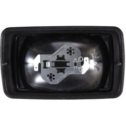 Darbo žibintas halogeninis, 55/70W, stačiakampis, 12/24V, baltas, 155x45x94mm, Hella 1GA996082001