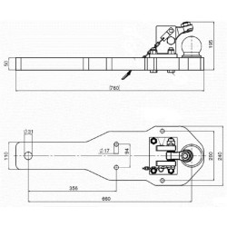 Case - IH Puma 125 009605941SET2A02 Atraminė plokštė K80