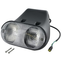 Case - IH Puma 130 0306410000 Krypties ir padėties apšvietimas LH stačiakampis, 12V, gintaro spalvos/skaidrus, užsukamas, Cobo