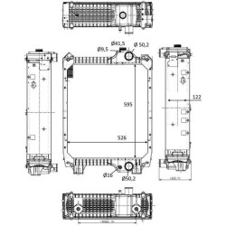 Case - IH Puma 140 87737098N radiatorius