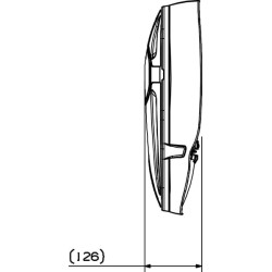 Case - IH Puma 185 7135013AM Motorizuotas ir šildomas veidrodis 12V (LH)