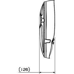 Case - IH Puma 220 CVX - 4B (9/17-) 9/17- 7135014AM Variklinis ir šildomas veidrodis 12V (RH)