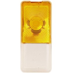 Case - IH 745S 9EL112744001 Šviesus objektyvas, gintaro spalvos/skaidrus, stačiakampis 170x75mm LH/RH Hella