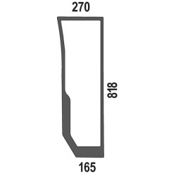 Case - IH Quantum 80F 44910447N Kairysis apatinis priekinis langas