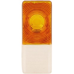 Case - IH 844S 9EL112744001 Šviesus objektyvas, gintaro spalvos/skaidrus, stačiakampis 170x75mm LH/RH Hella