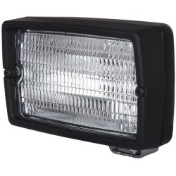 John Deere SE6010 1GA005060001 Darbinis šviestuvas halogeninis, 55W, stačiakampis, 12/24V, baltas, 153x92x118mm, Hella