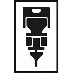 John Deere SE6220 9XW204163161 Valytuvo šluostė 16"