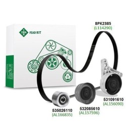 John Deere SE6220 529407010 FEAD rinkinys