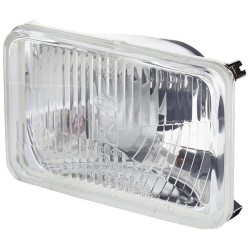 John Deere Įvairūs modeliai 1AB003177071 Priekinis žibintas halogeninis, stačiakampis, 12/24V, skaidrus, 167x107mm, Hella